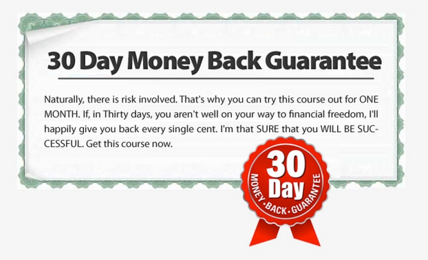 30 day money back guarantee certificted